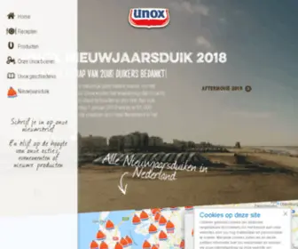 Nieuwjaarsduik.nl(Unox) Screenshot