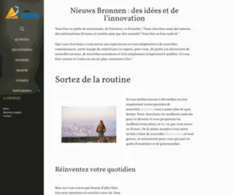 Nieuwsbronnen.com(Des idées et de l’innovation) Screenshot