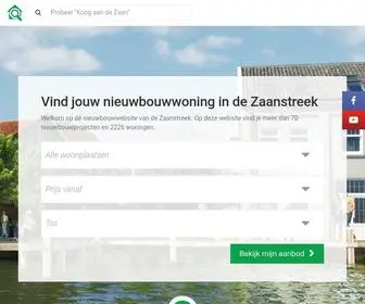 Nieuwwonenzaanstreek.nl(Nieuwbouw Zaanstreek) Screenshot