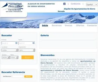 Nievemar.com(Sierra Nevada Apartamentos) Screenshot