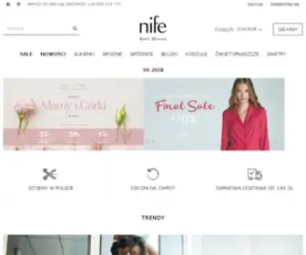 Nife.pl(Woman fashion) Screenshot