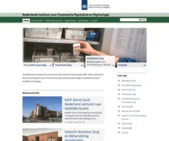 Nifp.nl(Het nederlands instituut voor forensische psychiatrie en psychologie (nifp)) Screenshot