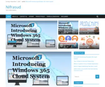 Nifrasud.com(Tech Information) Screenshot