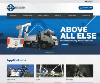 Nifty-Lift.com.au(Elevated Work Platforms &amp; Aerial Work Platforms Australia) Screenshot