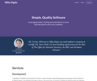Niftydigits.com(Nifty Digits) Screenshot