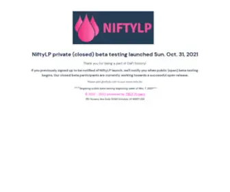 Niftylp.com(Niftylp) Screenshot