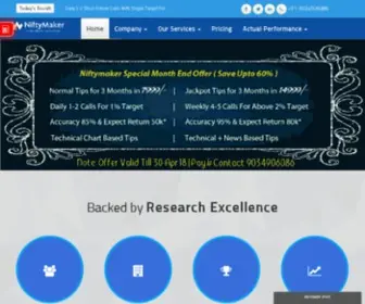 Niftymaker.com(Nifty Free Trial) Screenshot