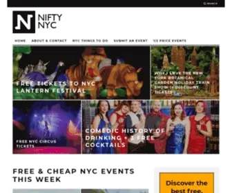 Niftynyc.com(Nifty NYC) Screenshot