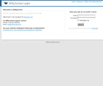 Niftyschool.com(Management software for language schools) Screenshot