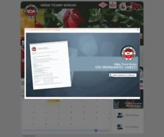 Nigdetb.org.tr(Niğde Ticaret Borsası) Screenshot