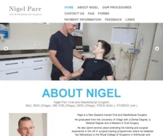 Nigelparroralsurgeon.co.nz(Nigel Parr Oral Surgeon Auckland) Screenshot