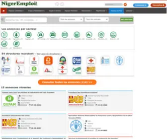 Nigeremploi.com(1er site d'emploi) Screenshot