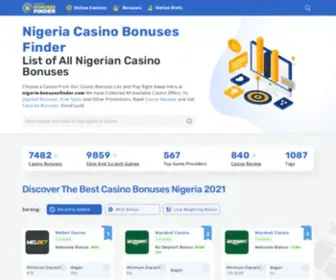 Nigeria-Bonusesfinder.com Screenshot