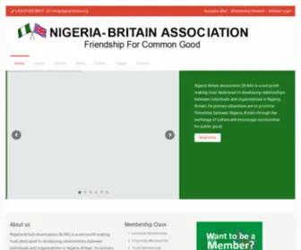 Nigeria-Britain.org(Nigeria-Britain-Association) Screenshot