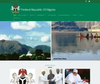 Nigeria.gov.ng(Federal Republic Of Nigeria) Screenshot