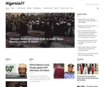 Nigeria21.com(Nigeria) Screenshot