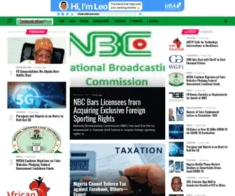 Nigeriacommunicationsweek.com.ng(ICT News as IT is) Screenshot