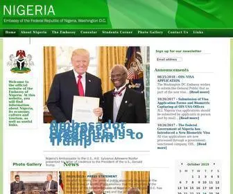 Nigeriaembassyusa.org(This is a platform where you can find all information about Nigeria) Screenshot