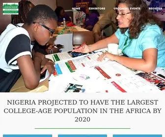 Nigeriafair.com.ng(Nigeria Education fair) Screenshot