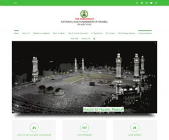 NigeriahajjCom.gov.ng(National Hajj Commission of Nigeria) Screenshot