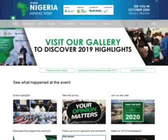 Nigeriaminingweek.com(Nigeria Mining Week) Screenshot