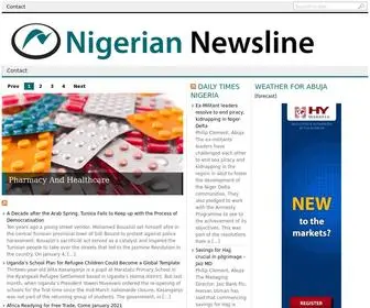 Nigerianewsline.com.ng(Nigeria Newsline) Screenshot