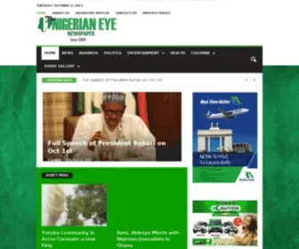 Nigerianeyeonline.com(The Nigerian Eye Newspaper) Screenshot