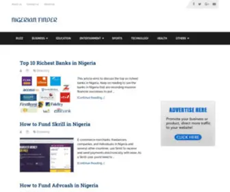 Nigerianfinder.com(Nigerian Finder) Screenshot