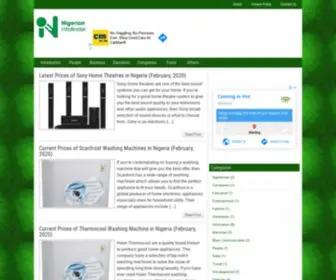 Nigerianinfofinder.com(Nigeria's Best Information Blog) Screenshot