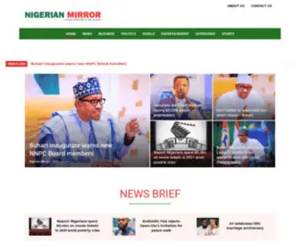 Nigerianmirror.com(Nigerian Mirror) Screenshot