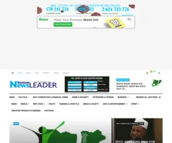 Nigeriannewsleader.com(Nigerian newspapers) Screenshot