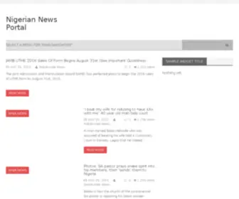Nigeriannewsportal.com(Nigerian News Portal) Screenshot