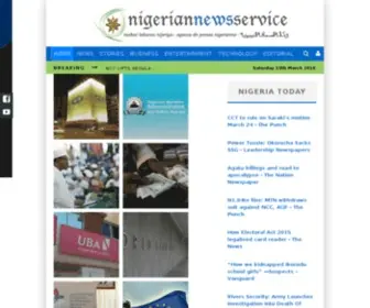 Nigeriannewsservice.com(Nigerian News Service) Screenshot