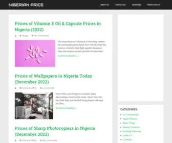 Nigerianprice.com(Nigerian Price) Screenshot
