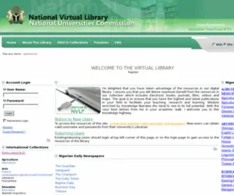 Nigerianvirtuallibrary.com(Nigerianvirtuallibrary) Screenshot