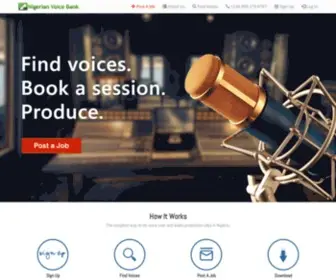 Nigerianvoicebank.com(Nigerian Voice Bank) Screenshot