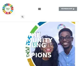 Nigerianyouthsdgs.org(Localization of the Agenda 2030 in Nigeria) Screenshot