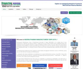 Nigeriapharmaexpo.com(Nigeria Pharma Expo 2019) Screenshot