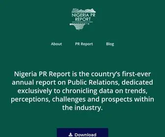 Nigeriaprreport.com(Nigeria PR Report) Screenshot