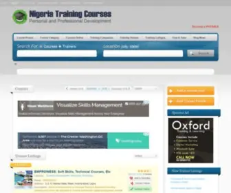 Nigeriatrainingcourses.com(Training Courses) Screenshot