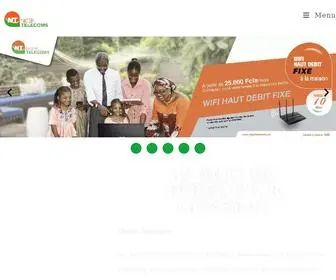 Nigertelecoms.ne(NIGER TÉLÉCOMS) Screenshot