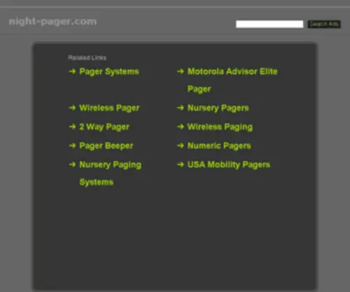 Night-Pager.com(Find Cash Advance) Screenshot