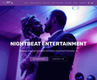 Nightbeatent.com(Michigan Wedding DJ) Screenshot