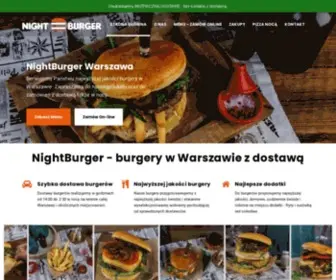 Nightburger.pl(Burgery Warszawa Dostawa) Screenshot