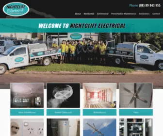 Nightcliffelectrical.com.au(Electrician & Electrical Contractors) Screenshot