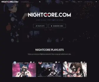 Nightcore.com(YouTube) Screenshot