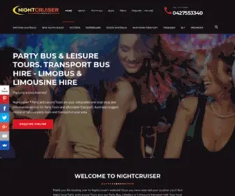 Nightcruiser.com.au(Party Buses) Screenshot
