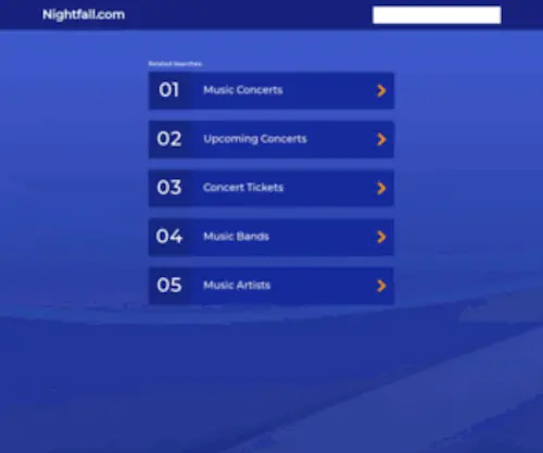 Nightfall.com(Nightfall) Screenshot