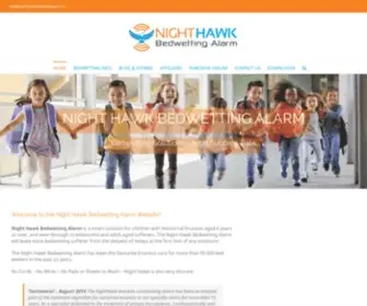 Nighthawkbedwetting.com(NightHawk Bedwetting Alarm) Screenshot