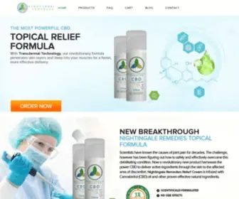 Nightingale-Remedies.com(Nightingale Remedies Hemp CBD Relief Cream) Screenshot